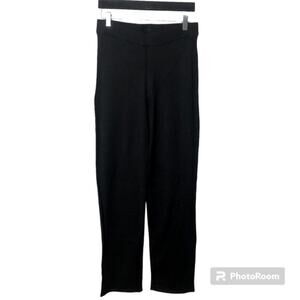 Good American Pants Women’s 28 High Waist Tall Comfort Black Pull On Casual